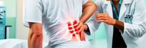 "PRP treatment for back pain – patient under medical evaluation."